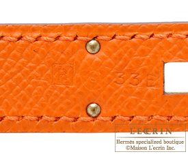 HERMES Epsom Birkin 30 Orange 1216820