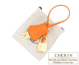 Hermes　Birkin bag 30　Orange　Epsom leather　Gold hardware