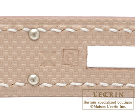 Hermes　Kelly bag 32　Argile　Grain d'H calfskin　Silver hardware