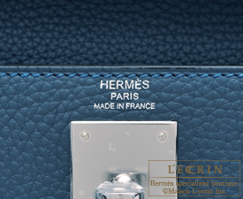 Hermes　Kelly bag 28　Colvert　Clemence leather　Silver hardware