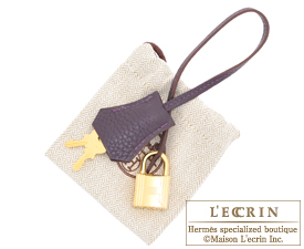 Hermes　Birkin bag 35　Raisin　Clemence leather　Gold hardware