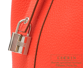 Hermes　Picotin Lock bag 18/PM　Rose jaipur　Clemence leather　Silver hardware