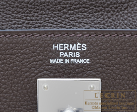 Hermes　Kelly bag 32　Ecorce　Togo leather　Silver hardware