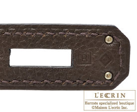 Hermes　Kelly bag 32　Ecorce　Togo leather　Silver hardware