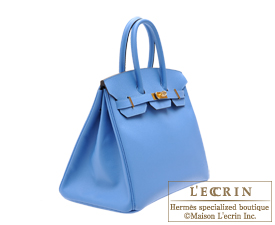 Hermes　Birkin bag 35　Blue paradise　Epsom leather　Gold hardware