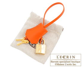 Hermes　Birkin bag 30　Feu　Epsom leather　Gold hardware