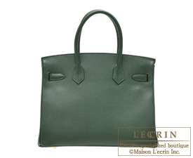 Hermes　Birkin bag 30　Vert anglais　Epsom leather　Gold hardware