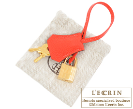 HERMES Togo Birkin 30 Rouge Pivoine 197323