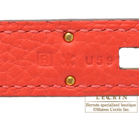 Hermes　Birkin bag 35　Rouge pivoine　Togo leather　Gold hardware