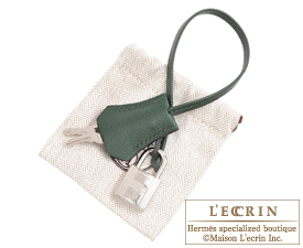 Hermes　Birkin bag 35　Vert anglais　Epsom leather　Silver hardware