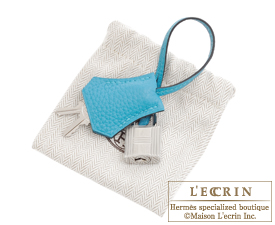 Hermes　Birkin bag 25　Turquoise blue　Togo leather　Silver hardware