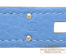 Hermes　Birkin bag 30　Blue paradise　Clemence leather　Silver hardware