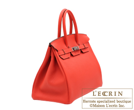 Hermes　Birkin bag 35　Rouge pivoine　Togo leather　Silver hardware