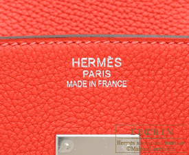 Hermes　Birkin bag 35　Rouge pivoine　Togo leather　Silver hardware