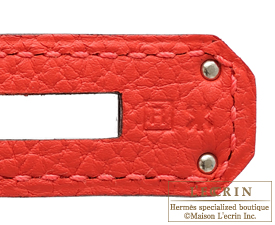 Hermes　Birkin bag 35　Rouge pivoine　Togo leather　Silver hardware