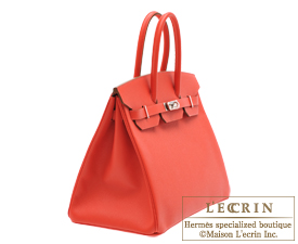 Hermes　Birkin bag 35　Rose jaipur　Epsom leather　Silver hardware