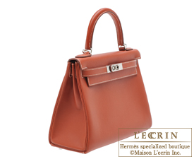 Hermes Candy Birkin bag 35 Brique Epsom leather Silver hardware