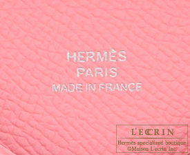 Hermes　Calvi　Rose confetti　Epsom leather