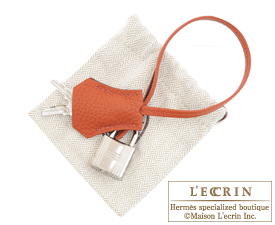 Hermes　Birkin bag 35　Brique　Togo leather　Silver hardware