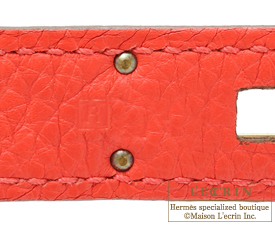 Hermes　Birkin bag 30　Rouge pivoine　Clemence leather　Gold hardware