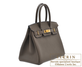Hermes　Birkin bag 30　Ecorce　Togo leather　Gold hardware