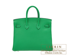 Hermes　Birkin bag 25　Bambou　Togo leather　Silver hardware