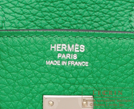 Hermes　Birkin bag 25　Bambou　Togo leather　Silver hardware