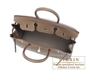 Hermes　Birkin bag 35　Etoup grey　Clemence leather　Gold hardware