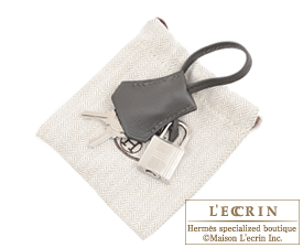 Hermes　Birkin bag 25　Graphite　Swift leather　Silver hardware