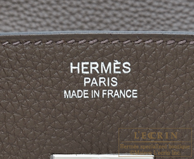 Hermes　Birkin bag 35　Ecorce　Togo leather　Silver hardware