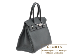 Hermes Birkin Size 30 Vert Fonce Togo Leather