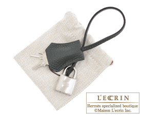 Hermes　Birkin bag 30　Vert fonce/Dark green 　Togo leather　Silver hardware