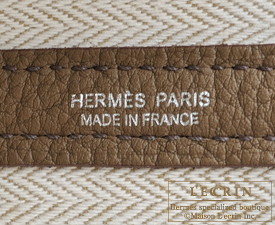 Hermes　Garden Party bag TPM　Toundra　Negonda leather　Silver hardware