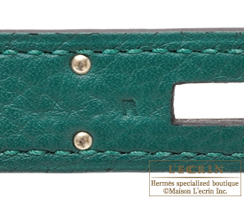 Hermes　Birkin bag 35　Malachite　Clemence leather　Silver hardware