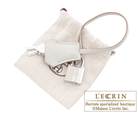 Hermes　Birkin bag 30　Pearl grey　Swift leather　Silver hardware