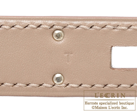 Hermes　Birkin bag 30　Argile　Tadelakt leather　Guilloche hardware