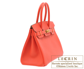 Hermes　Birkin bag 30　Rose jaipur　Epsom leather　Gold hardware