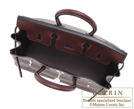 Hermes　Birkin bag 25　Prune　Swift leather　Silver hardware