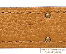 Hermes　Birkin bag 30　Caramel　Togo leather　Gold hardware