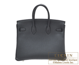 Hermes　Birkin bag 25　Plomb　Togo leather　Silver hardware