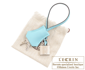 Hermes　Birkin bag 30　Blue atoll　Epsom leather　Silver hardware