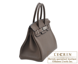 Hermes　Birkin bag 30　Ecorce　Togo leather　Silver hardware