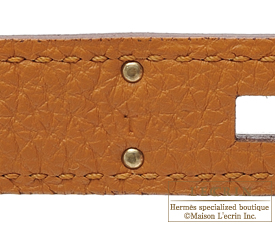 Hermes Birkin bag 30 Caramel Togo leather Silver hardware | L 