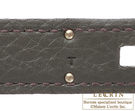 Hermes　Birkin bag 30　Vert gris/Green grey　Clemence leather　Silver hardware