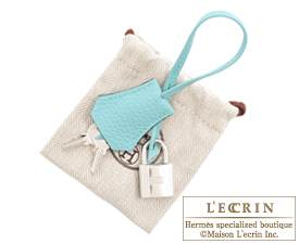 Hermes　Birkin bag 30　Blue atoll　Togo leather　Silver hardware