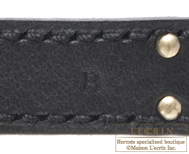 Hermes　Kelly bag 25　Black　Swift leather　Silver hardware