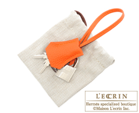 Hermes　Birkin bag 30　Feu/Fire orange　Togo leather　Silver hardware