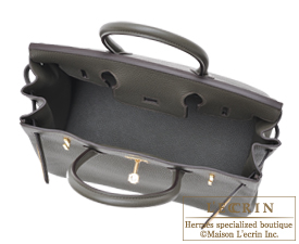 Hermes　Birkin bag 30　Vert gris/Green grey　Clemence leather　Gold hardware