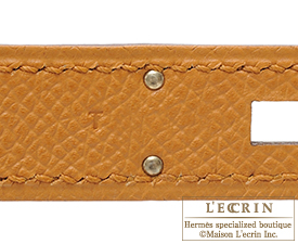 Hermes　Kelly bag 28　Caramel　Epsom leather　Silver hardware