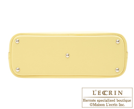 Hermes　Bolide bag 27　Jaune Poussin　Epsom leather　Silver hardware